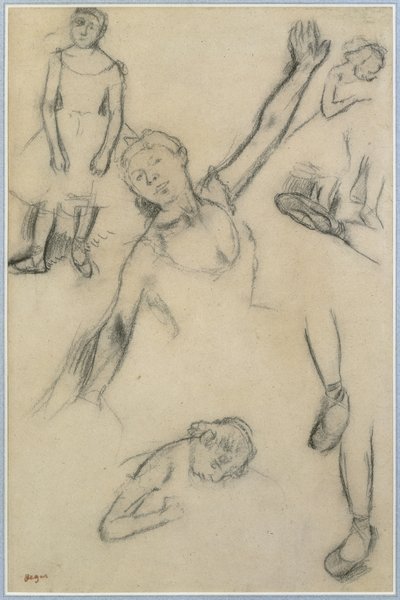 Study of Dancers by Edgar Degas